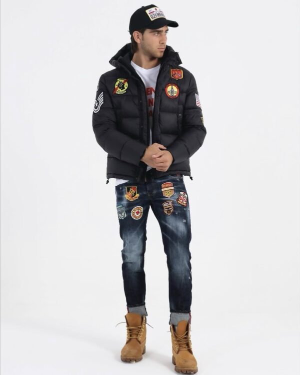 G2FIRENZEChaqueta"Aviator"color negro