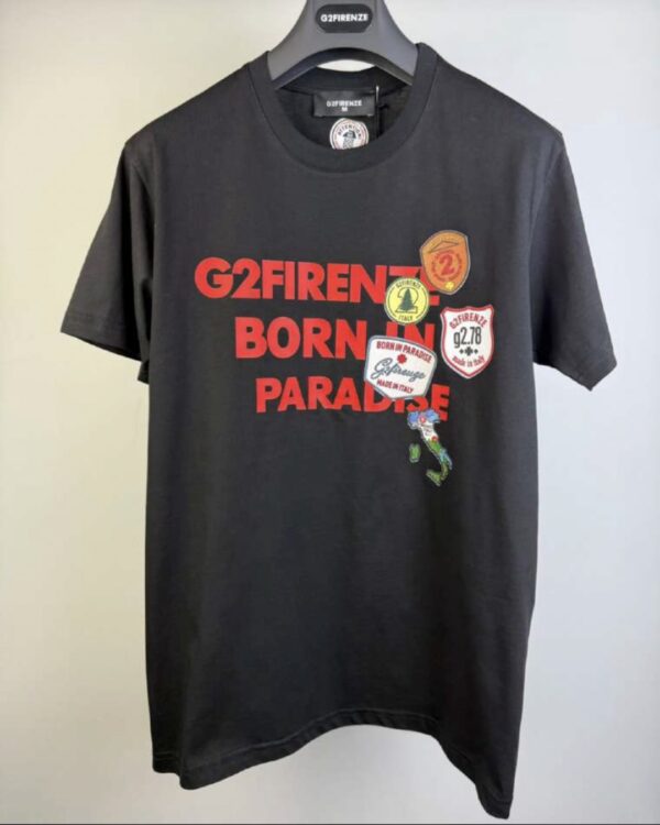 G2FIRENZECamiseta"Italy"color negro