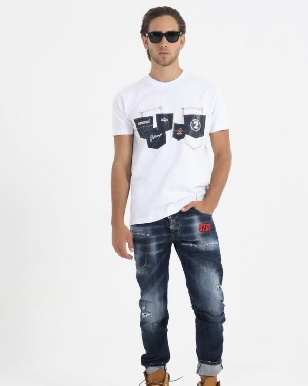 G2FIRENZECamiseta"Multipocker"color blanco