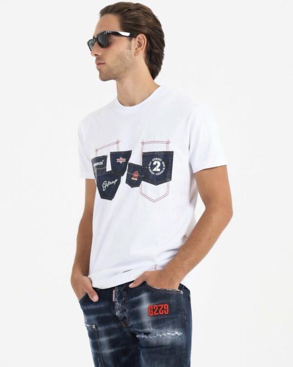 G2FIRENZECamiseta"Multipocker"color blanco