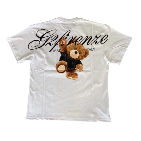 G2FIRENZECamiseta"Art Romantc Bear"color blanco