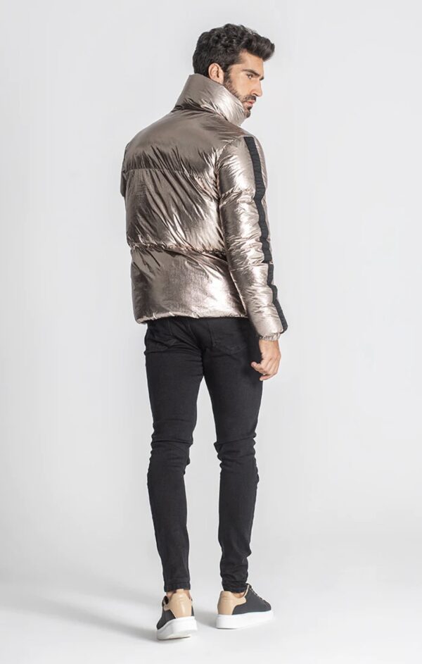 GIANNI KAVANGH Chaqueta " Gold Crypto Puffer Jacket " color dorado