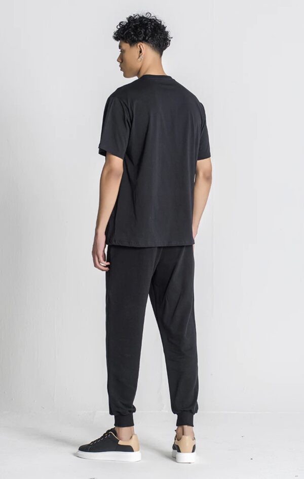GIANNI KAVANAGH Camiseta " Black Laced Oversized Tee " color negro