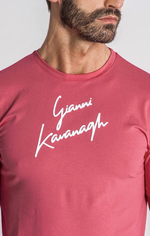 GIANNI KAVANAGH Camiseta " Signature " color rosa