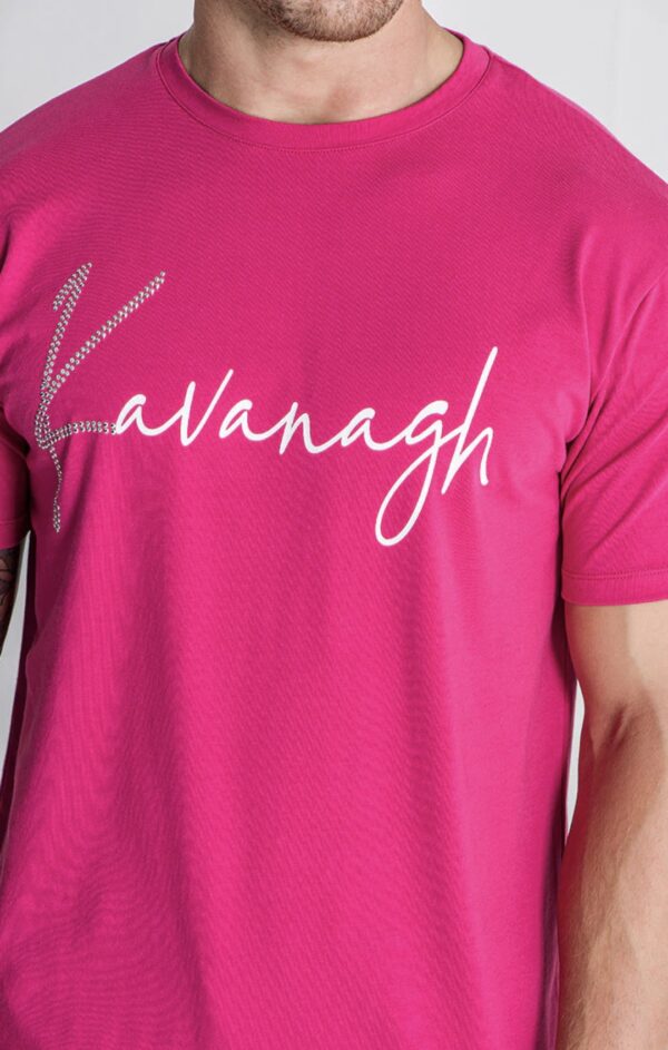 GIANNI KAVANAGH Camiseta " Thunder " color rosa