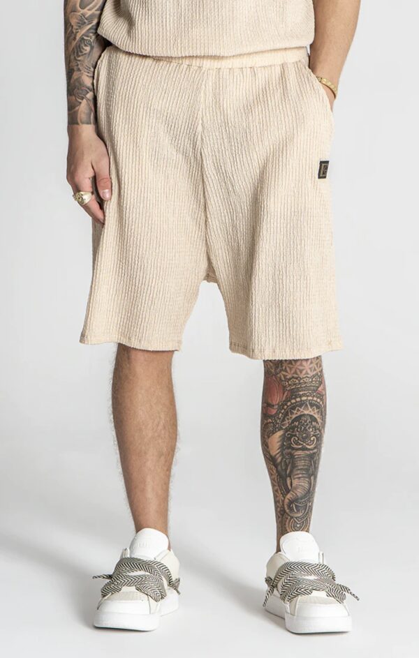 GIANNI KAVANAGH Bermuda " Beige Resort Shorts " color beige