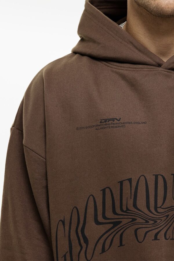 GOOD FOR NOTHING Sudadera " Sustainable Travis " color marron