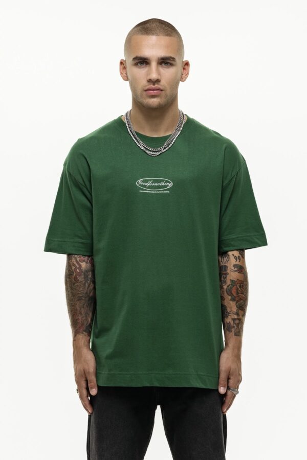 GOOD FOR NOTHING Camiseta " Sustainable " color verde