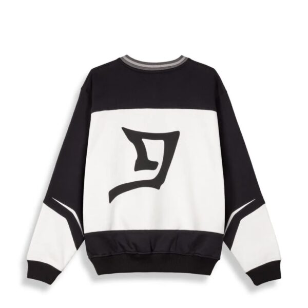 GRIMEY Sudadera " INFAMOUS DEEPER V NECK VINTAGE CREWNECK " color negro