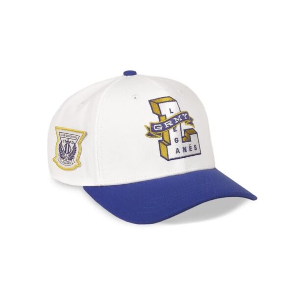 GRIMEY Gorra " LEGA X GRMY WE ALWAYS DREAMING CURVED VISOR SNAPBACK CAP " color blanco roto