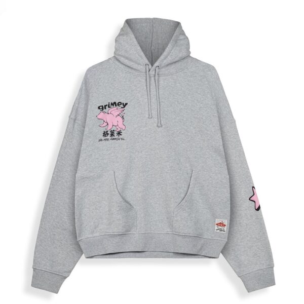 GRIMEYSudadera"CONCREAT JUNGLE WE ARE ABOVE ALL REGULAR HOODIE"color gris