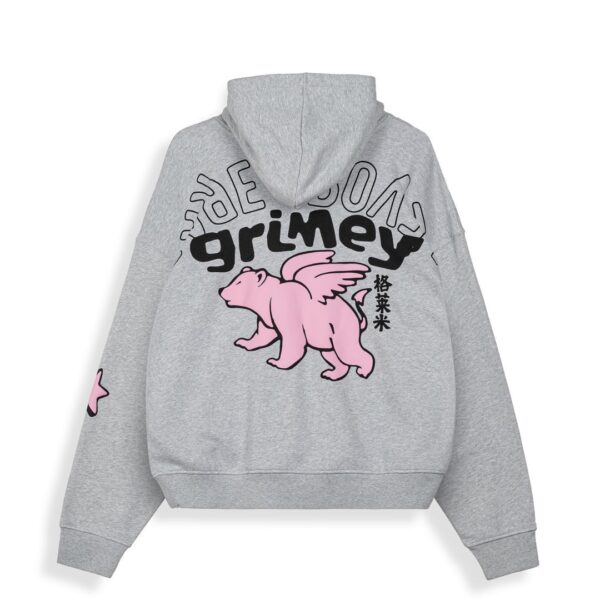 GRIMEYSudadera"CONCREAT JUNGLE WE ARE ABOVE ALL REGULAR HOODIE"color gris