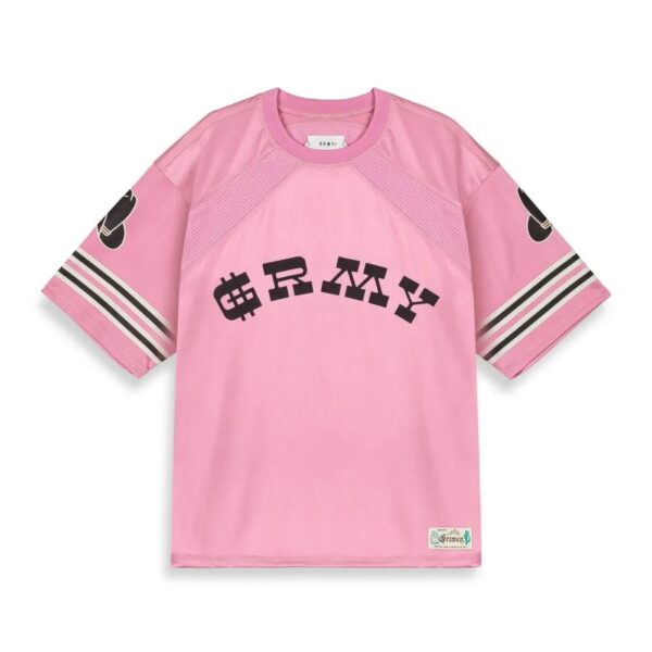 GRIMEY Camiseta " LONE HAND MESH FOOTBALL JERSEY " color rosa