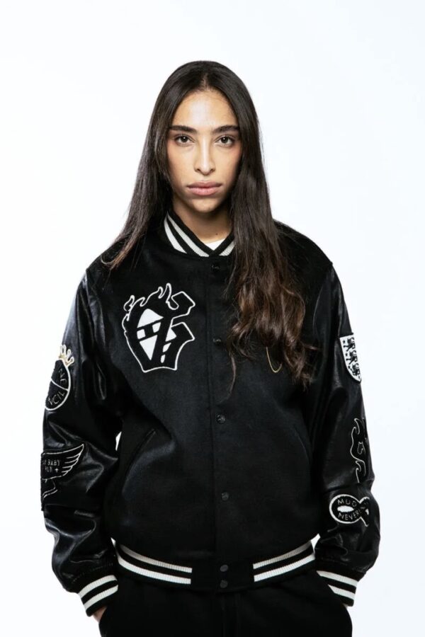 GRIMEY Chaqueta " SAOIRSE BASEBALL JACKET " color negro