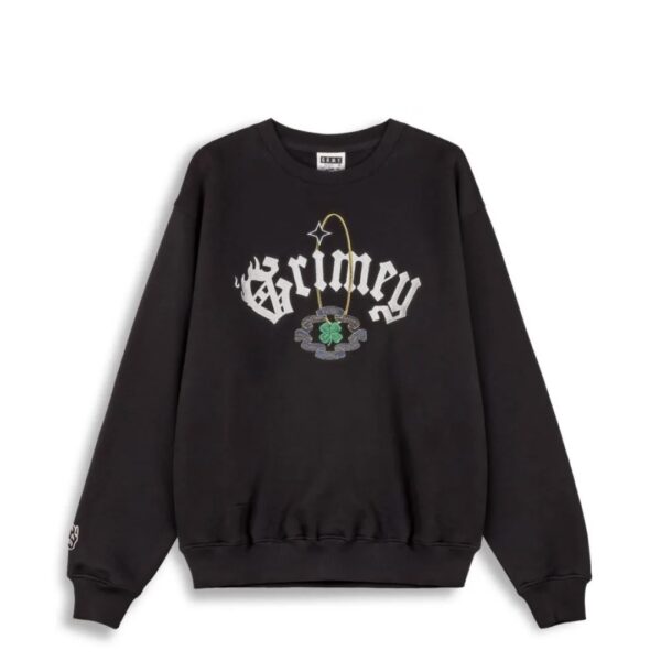 GRIMEY Sudadera " SAOIRSE VINTAGE CREWNECK " color negro