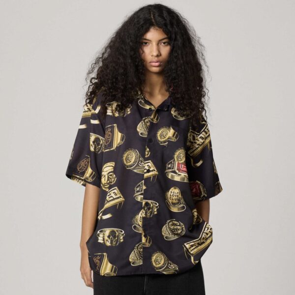 GRIMEYCamisa"THE OG TOUR BUTTON UP SHIRT"color negro