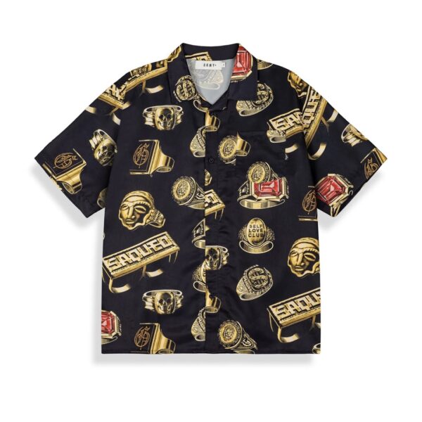 GRIMEYCamisa"THE OG TOUR BUTTON UP SHIRT"color negro