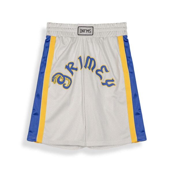 GRIMEYBermudas"DROPPIN SCIENCE BAGGY MESH SHORTS"color blanco