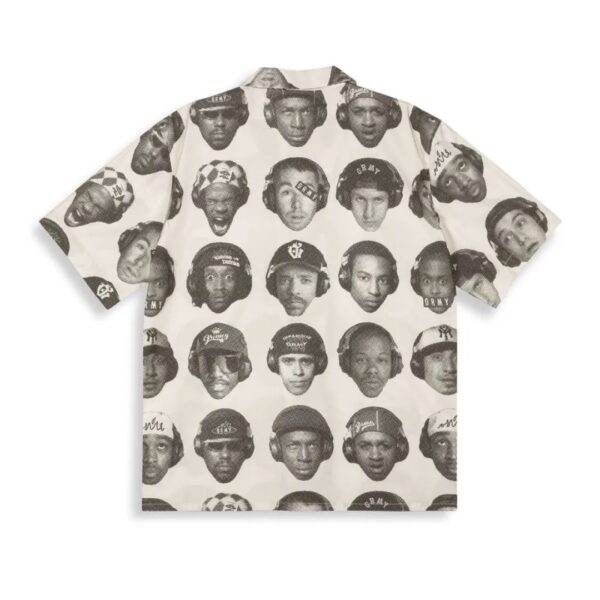 GRIMEY Camisa " THE MIDNITE BUTTON UP SHIRT " color gris