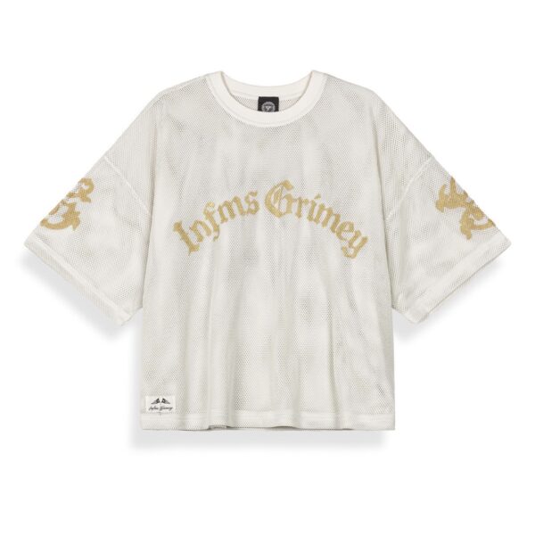 GRIMEYCamiseta"CHIEF WATCHER MESH BOXY TEE"color blanco