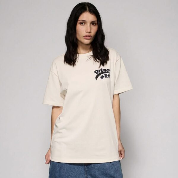 GRIMEYCamiseta"CONCREAT JUNGLE Gé lái m? CLASSIC FIT TEE"color blanco