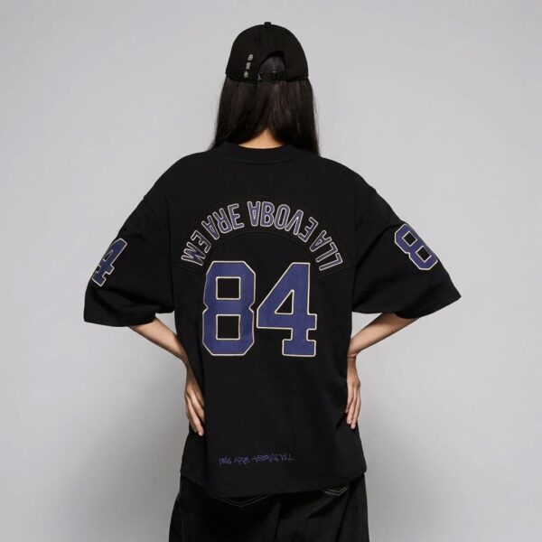 GRIMEYCamiseta"CONCREAT JUNGLE V NECK OVERSIZED TEE"color negro