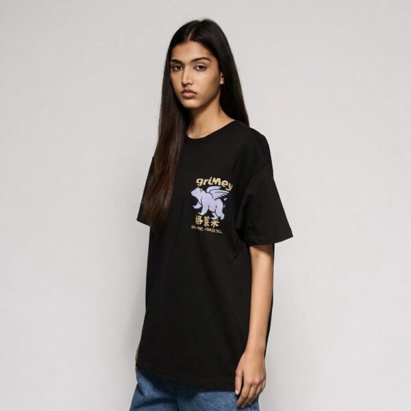 GRIMEYCamiseta"CONCREAT JUNGLE WE ARE ABOVE ALL REGULAR TEE"color negro