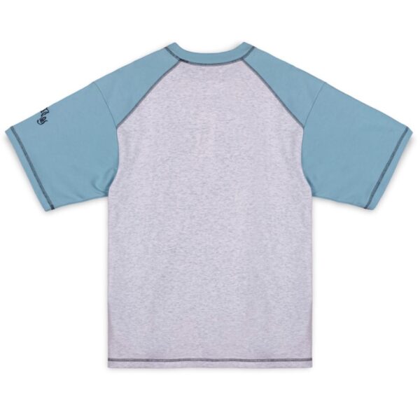 GRIMEY Camiseta " Fire Route Bicolor Oversized " color azul