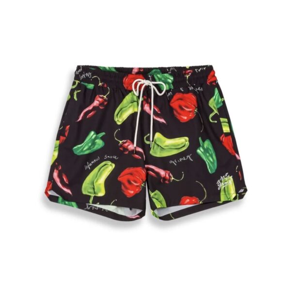 GRIMEY Bañador " THE RED HOT SWIMMING SHORTS " color negro