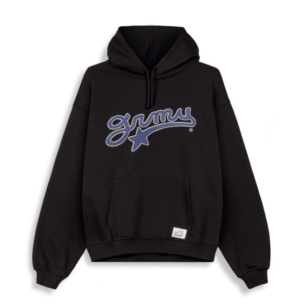 GRIMEYSudadera"MUD'S THE RESIDENCE MADRID BOXY HOODIE"color negro