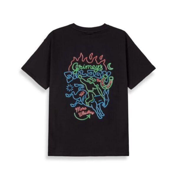 GRIMEY Camiseta " LONE HAND LUCKY LOOTER REGULAR TEE " color negro
