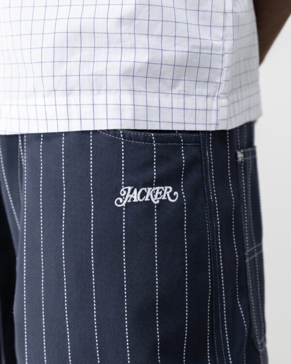 JACKER Bermudas"Stripes Baggy"denim