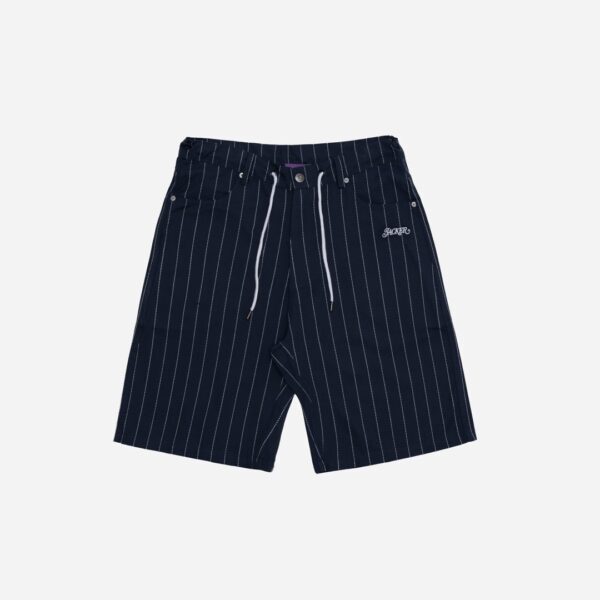 JACKER Bermudas"Stripes Baggy"denim