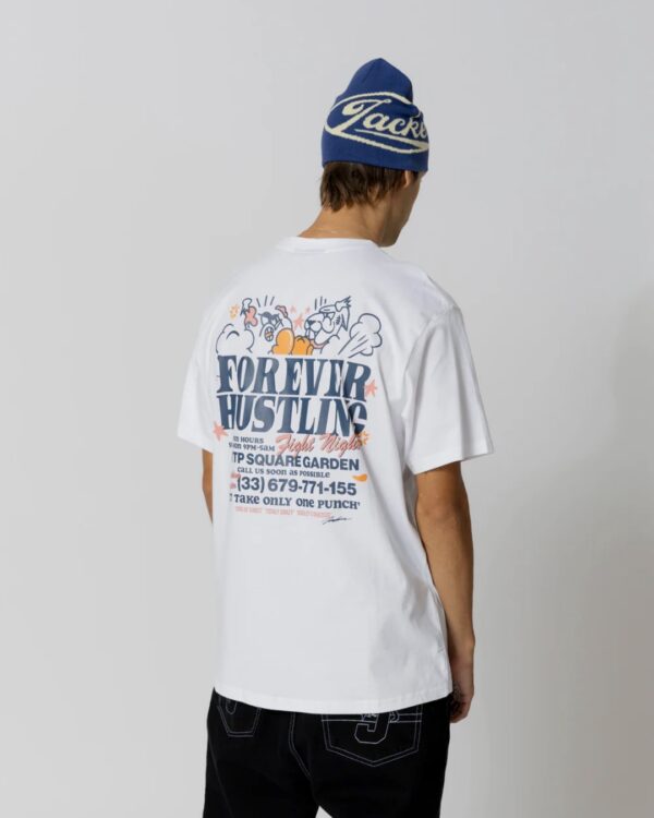 JACKER Camiseta " Fight " color blanco