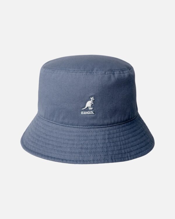 KANGOLGorro"WASHED BUCKET"denim azul