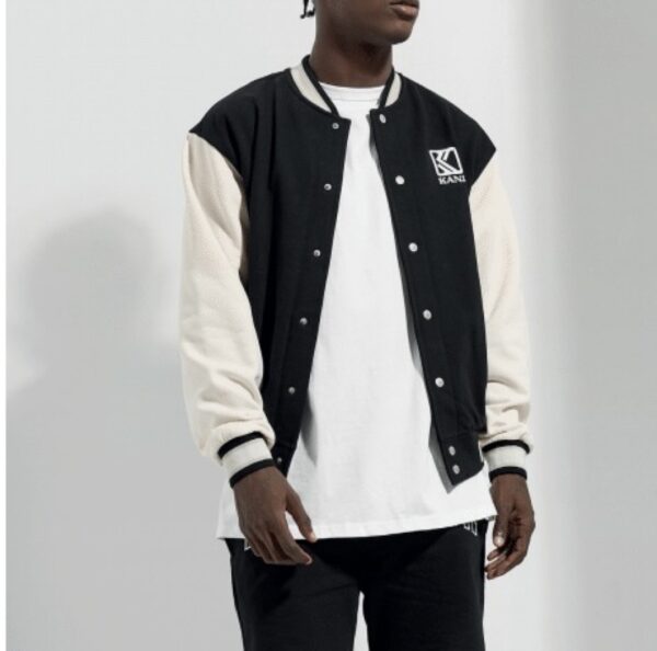 KARL KANI Chaqueta " Fleece College " color negro