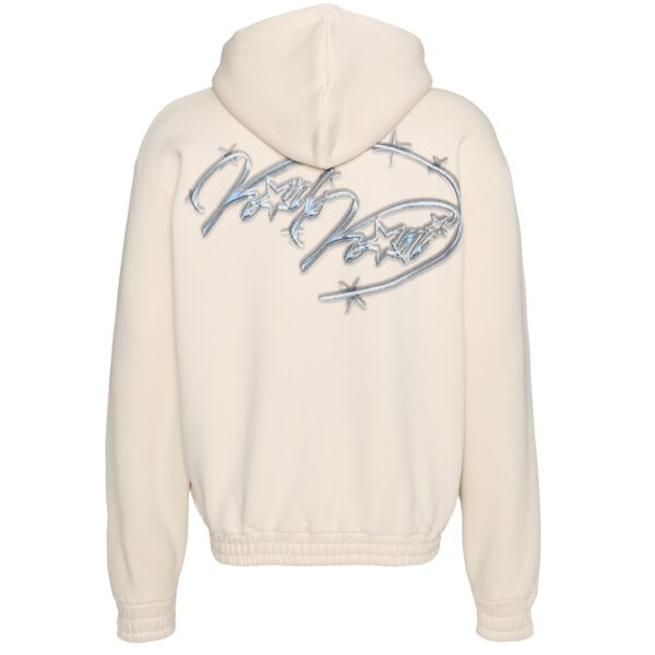 KARL KANI Sudadera " Authentic Star Logo Os Full Zip Hoodie light sand " color beige