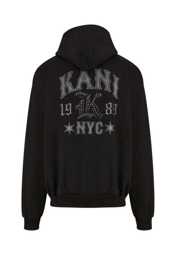 KARL KANISudadera"Kani Western Os Hoodie"color negro