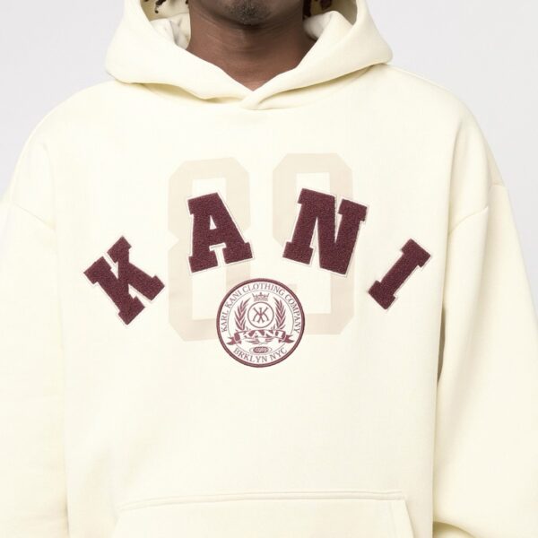 KARL KANISudadera"College 89 Os Hoodie"color beige