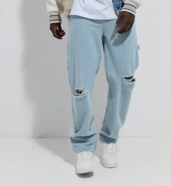 KARL KANI Jeans " Retro Baggy Workwear " color azul