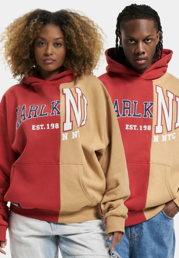 KARL KANI Sudadera " KK Woven Retro Split OS Hoodie red/sand "