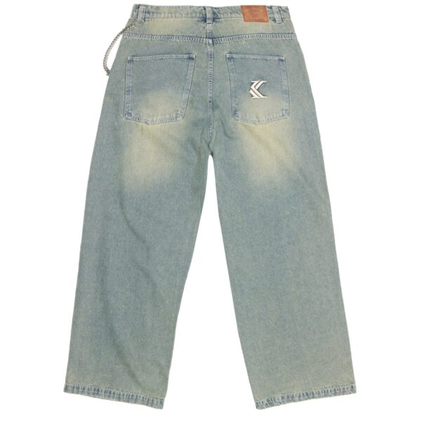KARL KANI Pantalon " Og Denim Baggy Pants blue sand " color azul