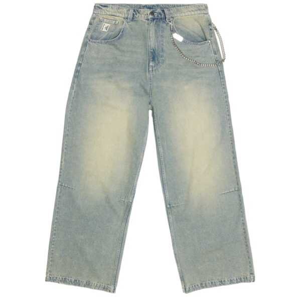 KARL KANI Pantalon " Og Denim Baggy Pants blue sand " color azul