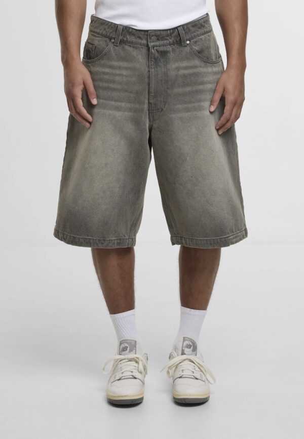 KARL KANIBermudas"OG Washed Relaxed Baggy Jorts"color gris