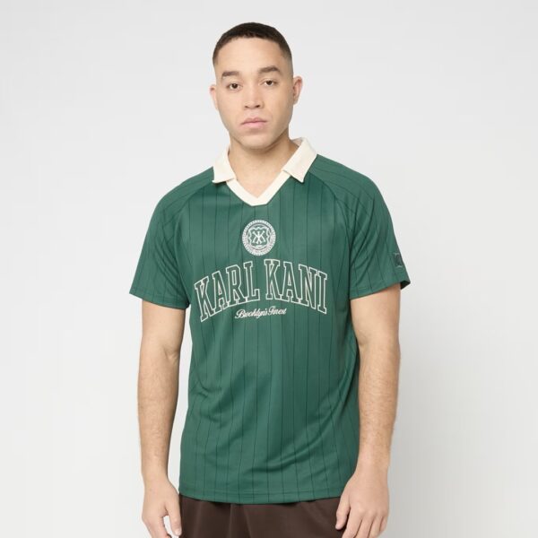 KARL KANICamiseta"Heritage Emblem Shadow Pinstripe Soccer Jersey"color verde