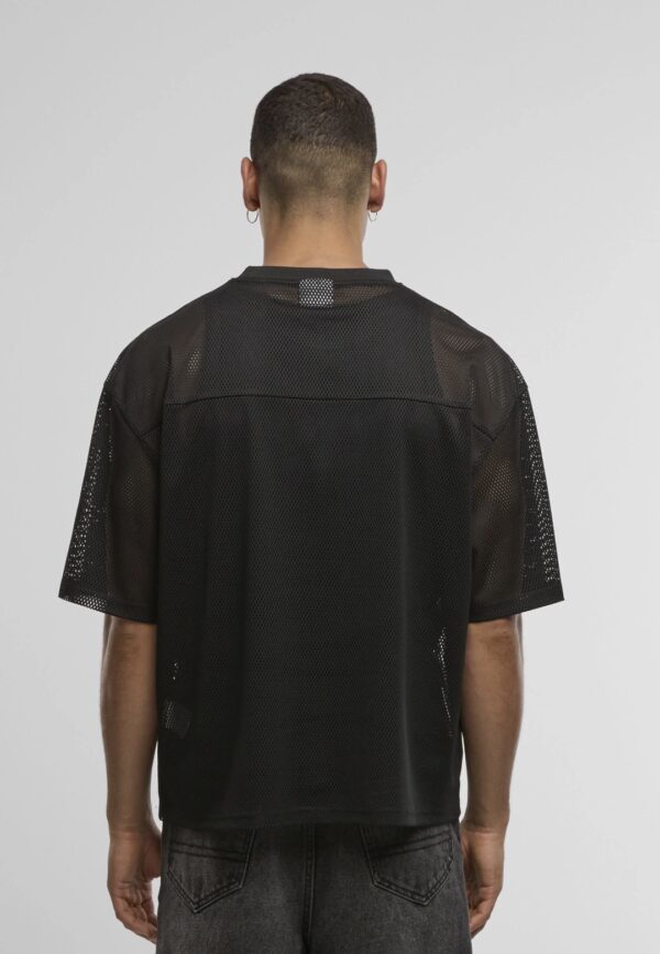 KARL KANICamiseta"Heritage Mesh Boxy Jersey"color negro