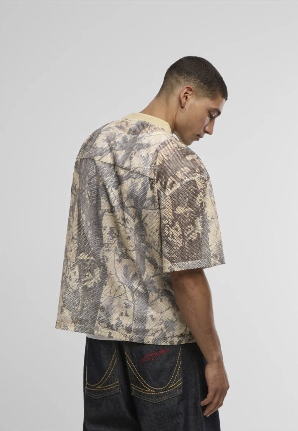 KARL KANICamiseta"Heritage Wood Camo Mesh Boxy Jersey"camuflage