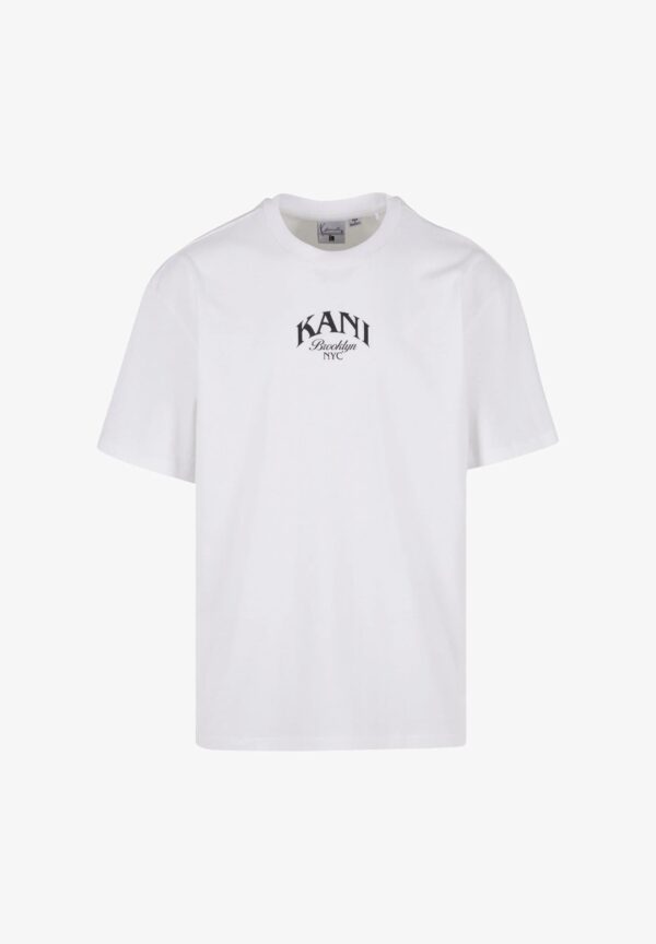 KARL KANICamiseta"Kani Dice Print T-Shirt"color blanco