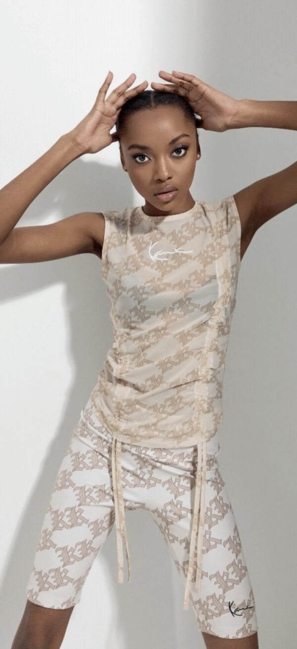 KARL KANI Top " Old English " color beige