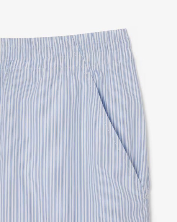 LACOSTEBermudas rayas celeste